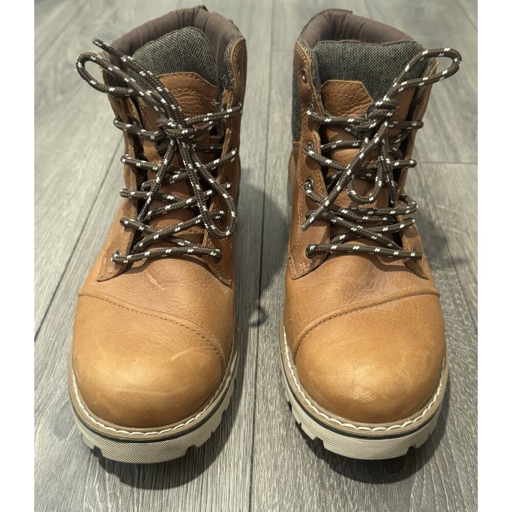 Tom’s Hiking Boots Men’s Size 10.5M Brown Leather